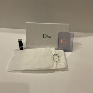 Dior Bundle of Three- box, lipstick, playing card